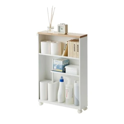 Image de Yamazaki Semi Closed storage cart Tower white