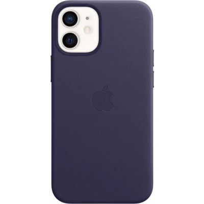 Afbeelding van Apple origineel Leather MagSafe Case iPhone 12 Mini Deep Violet MJYQ3ZM/A