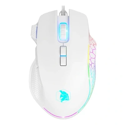 Afbeelding van EMPIRE GAMING 2025 Nieuw W905 bedrade gamingmuis 12800 DPI 1000Hz RGB achtergrondverlichting Ergonomisch PS4, PS5, Xbox One/Series, PC en Mac Inclusief software 8 programmeerbare