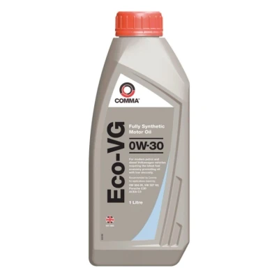 Afbeelding van Comma Eco Vg 0W 30 1L Motorolie ECOVG1L VOLKSWAGEN: Golf 7, 5, Polo IV Hatchback, AUDI: A4 B8 Avant, A3 Sportback, A6 C7 Avant
