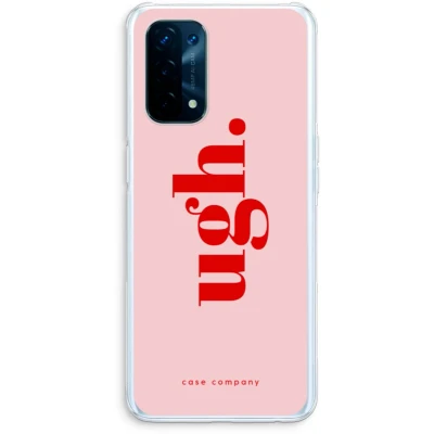 Afbeelding van Case Company® hoesje geschikt voor Oppo A93 5G Ugh Soft Cover Telefoonhoesje Bescherming aan alle Kanten en Schermrand