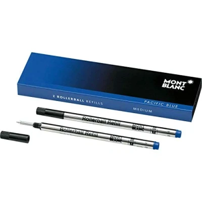 Afbeelding van Montblanc rollervullingen vulling voor rollerbal en fineliner. Medium pacific blue