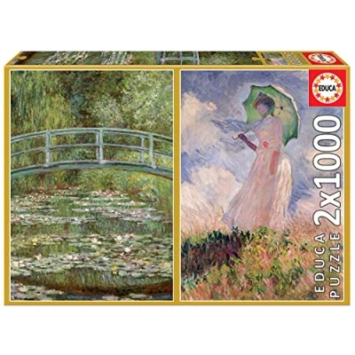 Afbeelding van EDUCA puzzel 2 x 1000 stuks monet