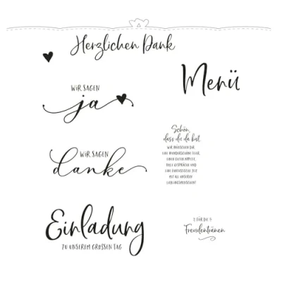 Afbeelding van Mundart Stempel Snijmal &amp; stempelset Bruidspaar