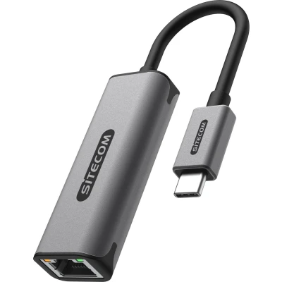 Afbeelding van Sitecom Adapter Usb c Naar Ethernet Zilver / Zwart (ad 1005)