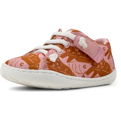 Afbeelding van Camper PEU CAMI Sneakers laag voor kinderen, Maat: 25, Pink/orange Leer en textiel