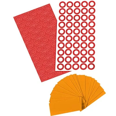Afbeelding van ISOLATECH 50 stuks. Krimpkous van pvc, in stukken 72 mm, oranje, zonder lijm, platte maat 30 mm (Ø19,1 mm) 2:1 en batterij isolatoren voor 18650 batterijen, registratie