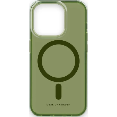 Afbeelding van iDeal of Sweden Clear Case MagSafe iPhone 15 Pro Khaki