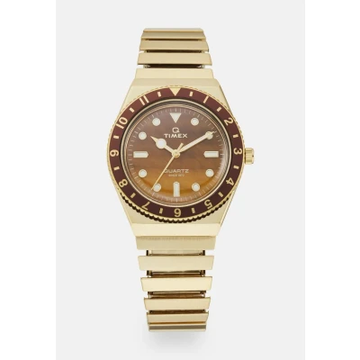 Afbeelding van Timex Q Horloge goldcoloured, Dames, Maat: One Size, Gold/coloured