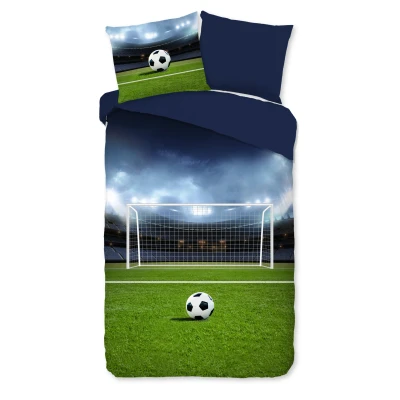 Afbeelding van Pure Kinderdekbedovertrek &quot;voetbal&quot; Multi (140x200/220 cm) Microfiber