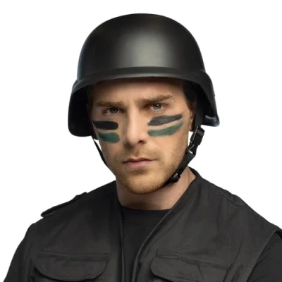 Afbeelding van Boland militaire helm, hoofddeksel voor kostuum, accessoires carnaval, themafeest