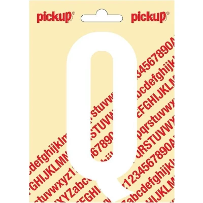 Afbeelding van Plakletter Nobel Sticker witte letter Q Pickup