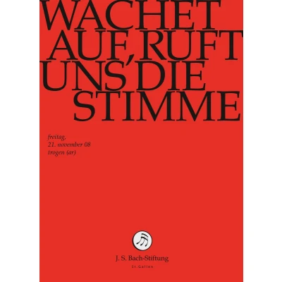 Afbeelding van Chor &amp; Orchester Der J.S. Bach Stiftung, Rudolf Lutz Bach: Wachet Auf, Ruft Uns Die Stim (DVD)