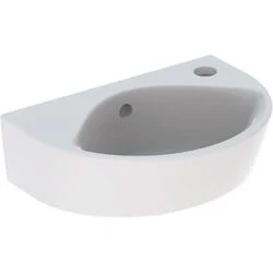 Afbeelding van Geberit Renova fontein wit (36 x 25 cm) 1 kraangat, met