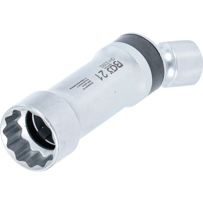 Afbeelding van BGS Bougie kniedopsleutel twaalfkant met borgveer 3/8&quot; 21 mm