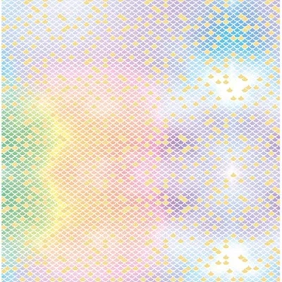 Afbeelding van Décopatch FDA798C een zakje met 20 bladeren, textuur: 30 x 40 cm, zeemeermin verguld