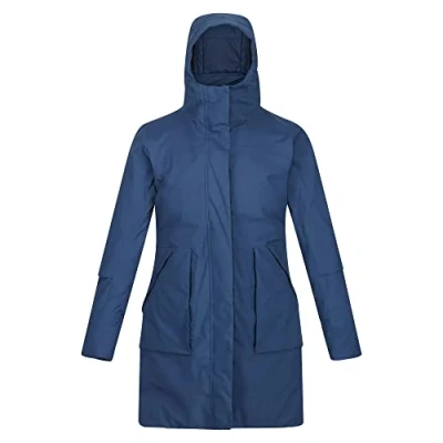 Afbeelding van Regatta Womens Yewbank Parka, Dames, Maat: 40, Blue