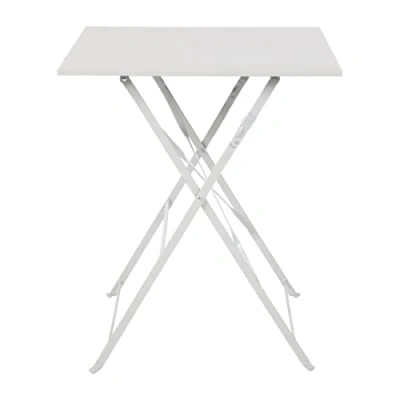 Afbeelding van Bolero vierkante opklapbare stalen tafel grijs 60cm