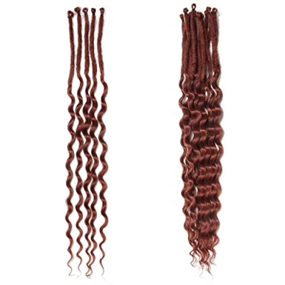 Afbeelding van dreadlocks Synthetische Golvende 15 strengen Voor 0,6 cm