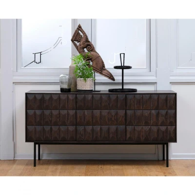 Afbeelding van Magnus eiken dressoir 160 cm espresso
