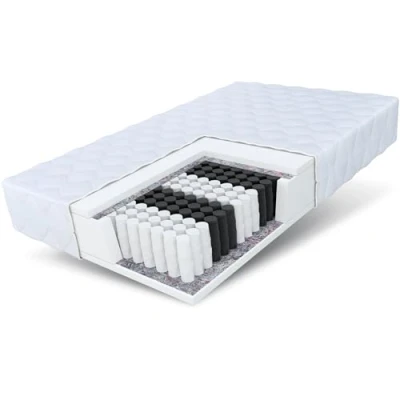 Afbeelding van FDM Medic MAX pocketveringmatras 140 x 200 cm, 7 ligzones, 23 cm hoogte H3, Öko Tex polyurethaanschuim, geschikt voor mensen met een allergie, wasbare overtrek