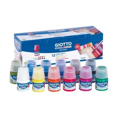 Afbeelding van Tempera Giotto Decor Multicolour 12 Onderdelen 25 ml (12 Stuks)