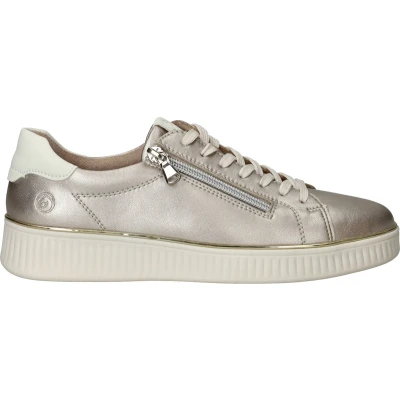 Afbeelding van Remonte D2e01 Lage damessneakers, Goud, 37 EU