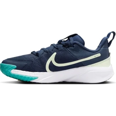 Afbeelding van Nike Performance STAR Runner Hardloopschoenen voor op de weg kinderen, Maat: 27.5, Midnight navy/volt tint/dusty cactus/white