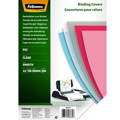 Afbeelding van Voorblad Fellowes A3 PVC 200micron 100stuks