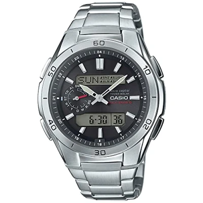 Image de CASIO Montre en acier inoxydable WAVECEPTOR Gris