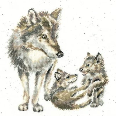 Afbeelding van Borduurpakket Wolf Pack Bothy Threads
