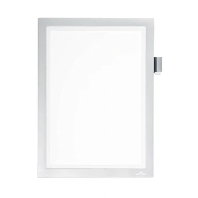 Afbeelding van Durable Duraframe Magnetisch Kader Note A4, Zilver Ophangtas