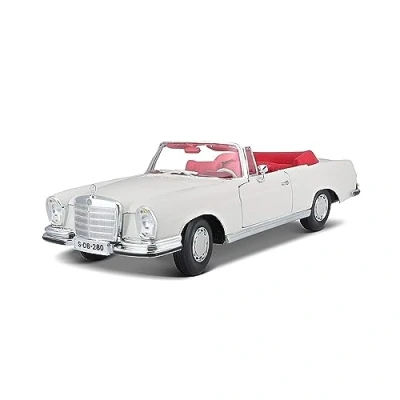 Afbeelding van BAUER SPIELWAREN Maisto 2043026 modelauto Mercedes 280se Cabrio &#039;67 crème schaal 1/18