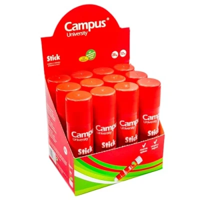 Afbeelding van Campus 12 stuks sneldrogende lijmstiften, ideaal voor knutselen, kantoor en schoolgebruik, 36 g