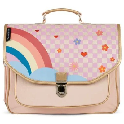Afbeelding van Caramel &amp; Cie Boekentas/Schooltas Happy Sky Roze