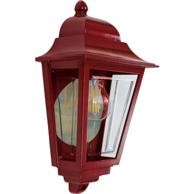 Afbeelding van Elstead Lighting LED Wand Buitenlamp Deco Lane 1X E27 Max 60W IP44 Dimbaar Red