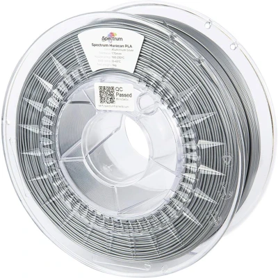 Afbeelding van Spectrum Filaments 80918 Huracan PLA Aluminium SILVER Filament kunststof Highspeed filament, Verhoogde extrusionsrate 1.75 mm 1000 g 1 stuk(s)