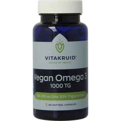 Afbeelding van Vitakruid Omega 3 1000 TG softgel 60 capsules