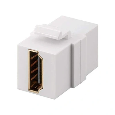 Afbeelding van Goobay keystone module met dubbele HDMI™ aansluiting voor het aansluiten van in de muur gelegde HD