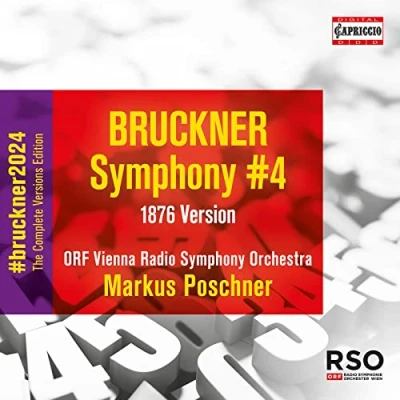 Afbeelding van ORF Radio Symphonieorchester Wien, Markus Poschner Bruckner: Symphony No.4 (1876 Version) (CD)