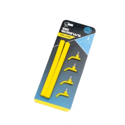 Afbeelding van Nash Zig Screw Kit Small Yellow (4 stuks)