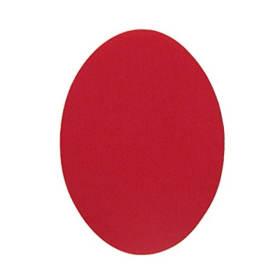 Afbeelding van 6 kniebeschermers voor kinderen, rood, om op te strijken, elleboogbeschermers ter bescherming van je kleding en reparatie broeken, jassen, truien, overhemden, 10,5 x 8 cm, ref 46 rood