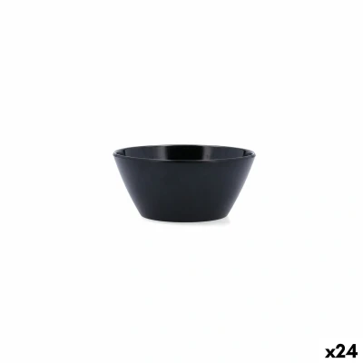 Afbeelding van Aperitiefschaaltje Quid Select Basic Zwart Melamine 15 cm (24 Stuks)