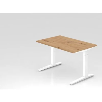Afbeelding van XTRA XB 12 WW Bureau 120x80 Tafelhoogte I In hoogte verstelbaar Knoestige Eiken