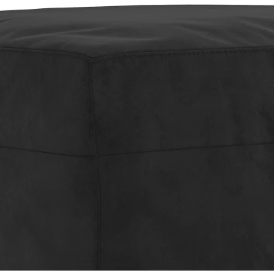 Afbeelding van Bankje 100x35x41 cm fluweel zwart