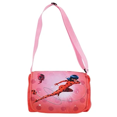 Afbeelding van JEMINI Miraculous Schoudertas Lady Bug +/ 26 cm Voor kinderen