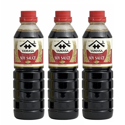 Afbeelding van Yamasa Donkere sojasaus 500 ml (3 stuks)