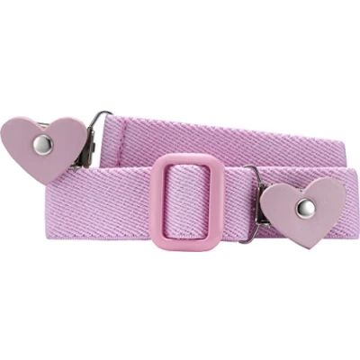 Afbeelding van Playshoes Elastik riem, hart clip, effen, uniseks, kinderen, 1 stuk, Roze