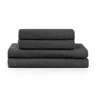 Afbeelding van Blumtal Terry Handdoeken Set 2 x Baddoek &amp; Handdoek: Antraciet