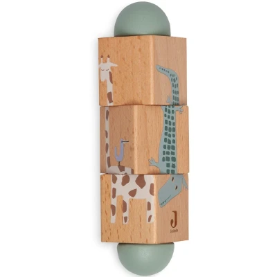 Afbeelding van Jollein Houten Draaipuzzel Jungle Jambo